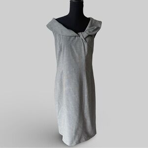 VERONIKA MAINE Checked Midi Shift Dress Made in Australia